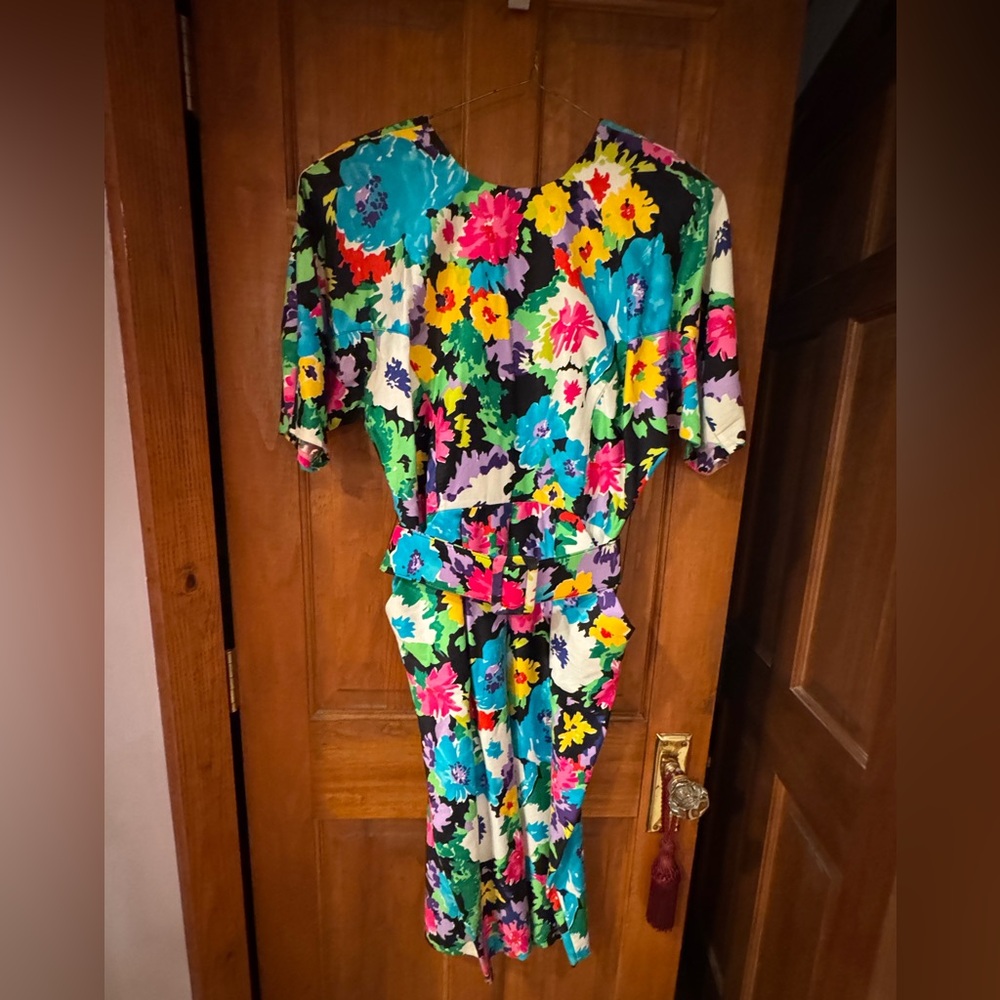 Vibrant Floral Dress